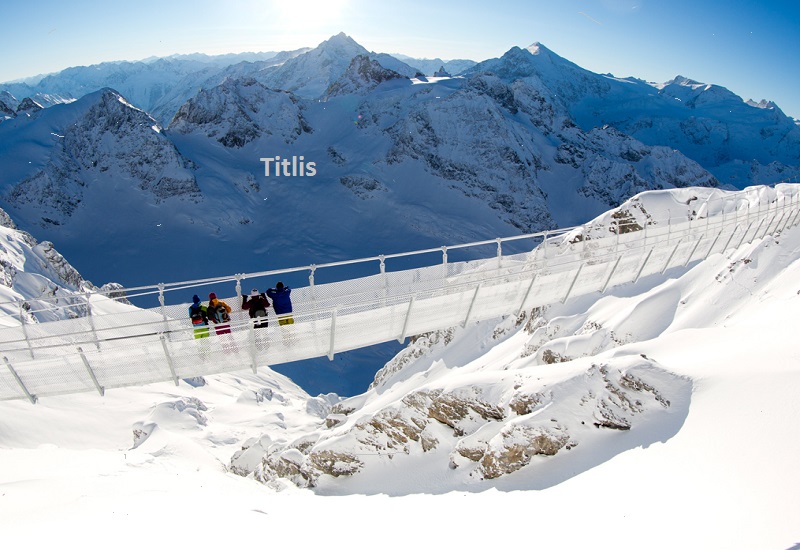 Winter Wonderland Skiing and Snowboarding Paradise Titlis