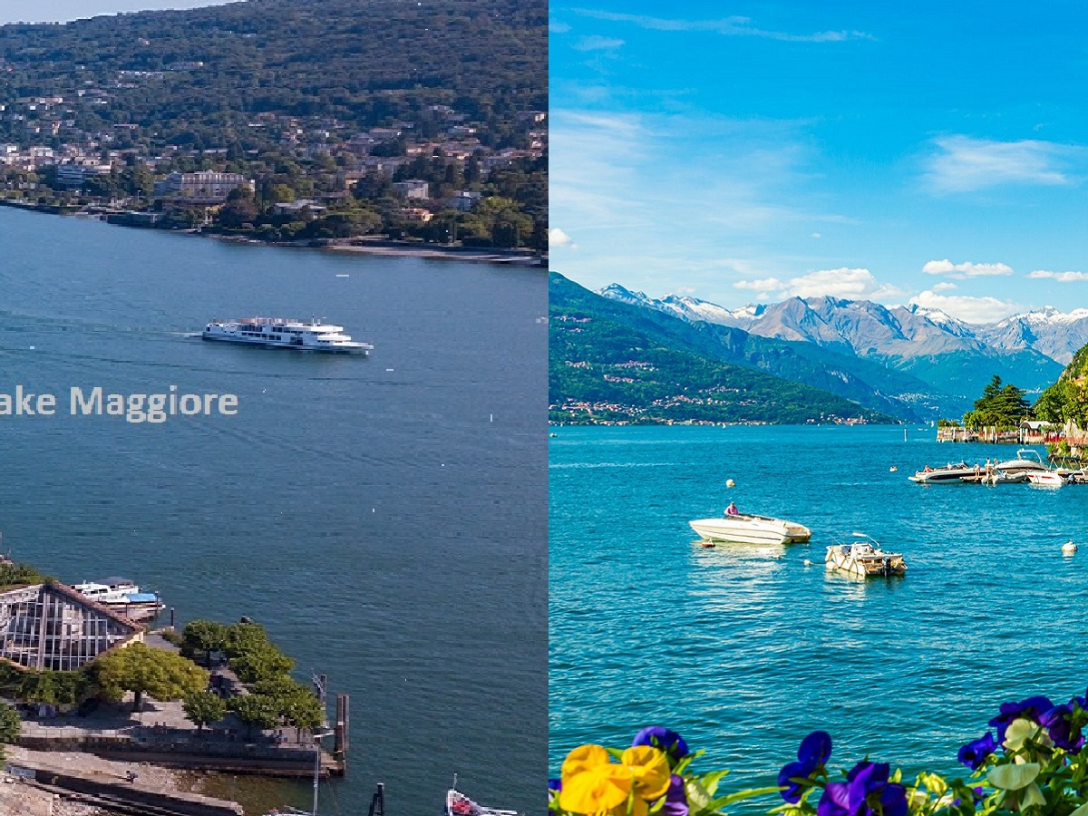 How far is lake como from lake maggiore