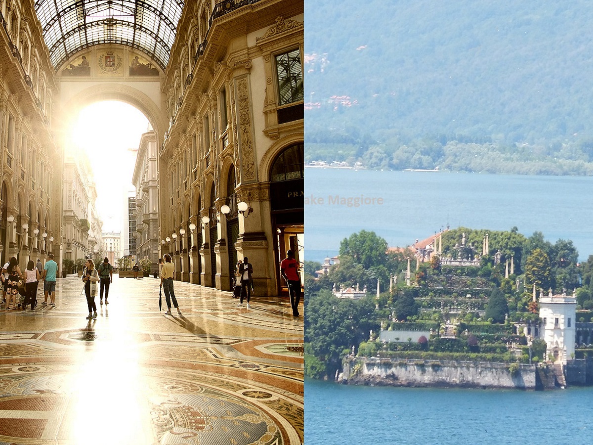 How far is lake maggiore from milan